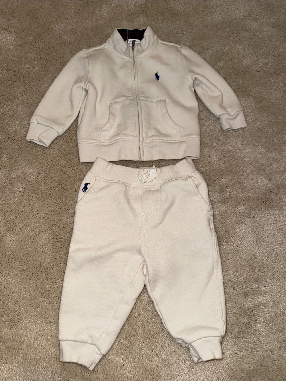 Ralph Lauren Lauren Baby Jacket & Joggers Outfit Set